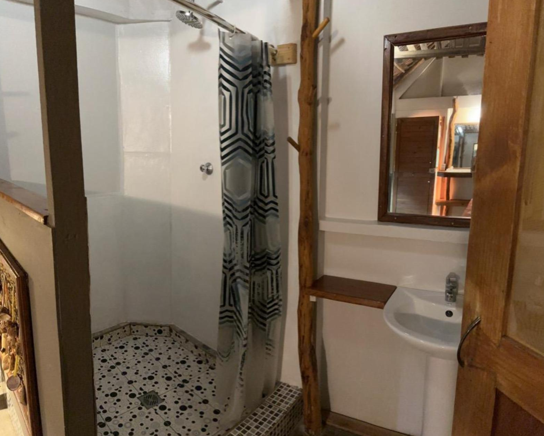 En-suite bathroom with walk-in shower