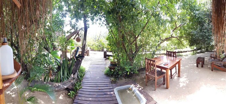 Private outdoor living area